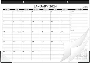 2024 Desk Calendar 17x12