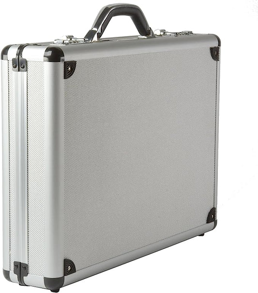 Hard Side Silver Briefcase