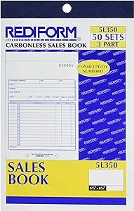 Rediform Carbonless Sales Book 5L350